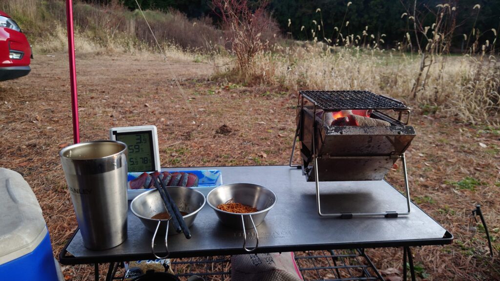 卓上BBQコンロ火入れ