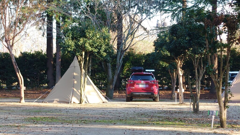 上野沼やすらぎの里キャンプ場第1キャンプ場