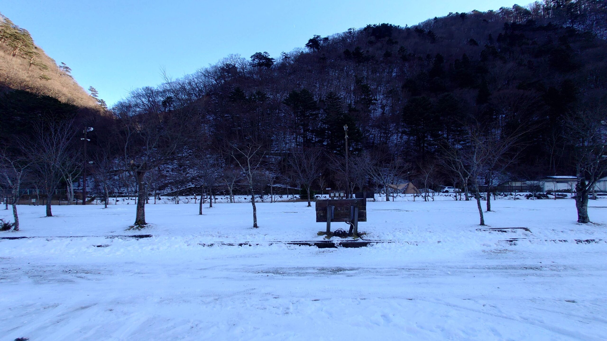 雪の塩原グリーンビレッジオートサイト