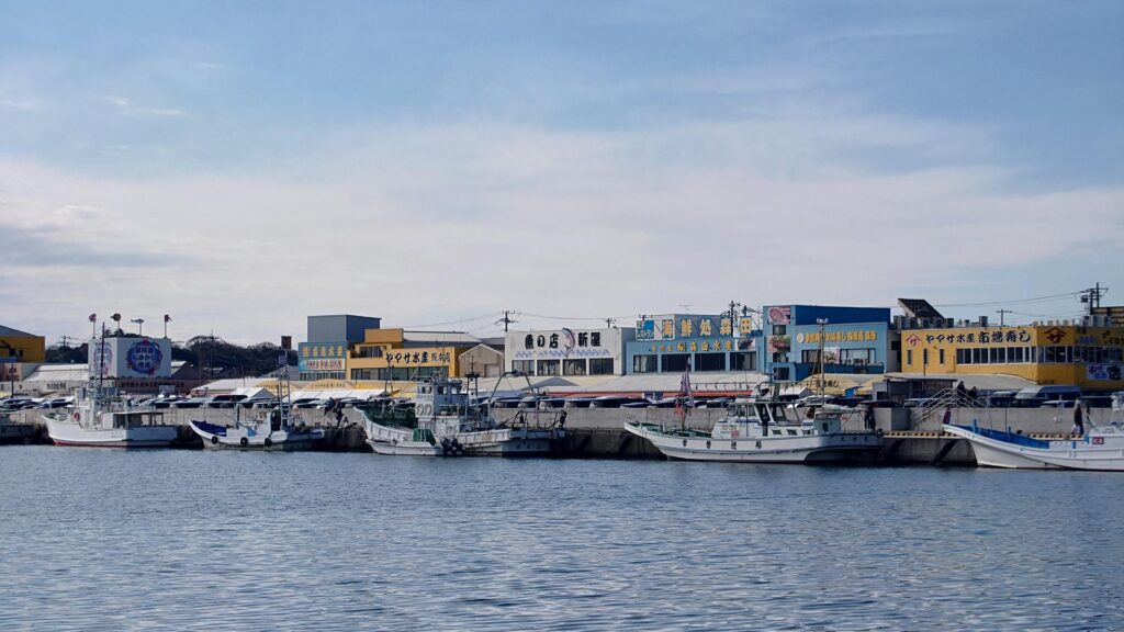 那珂湊お魚市場遠景