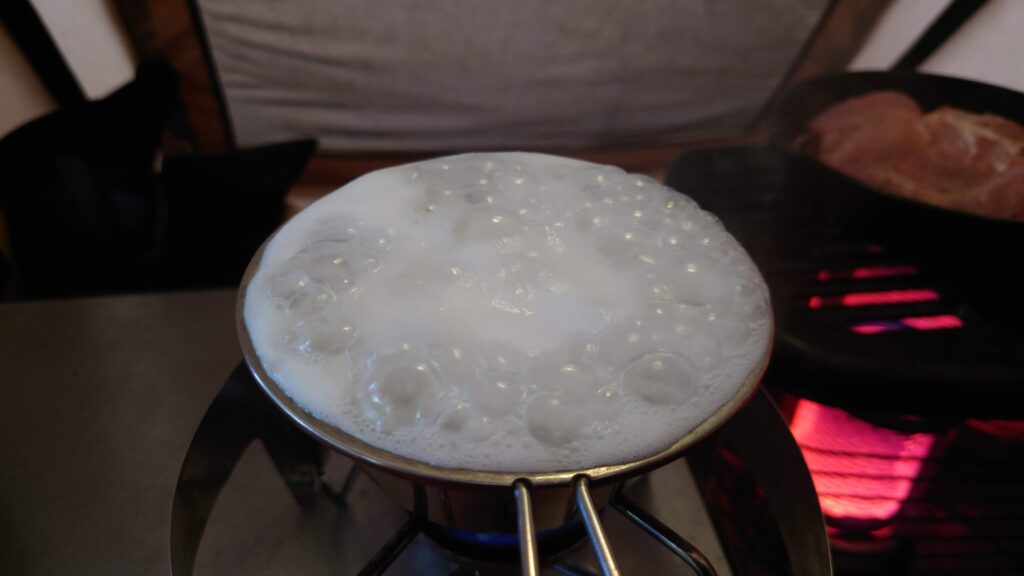 スキレット炊飯