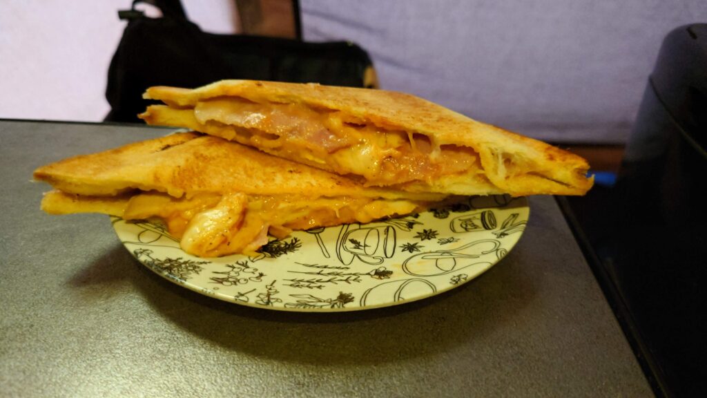 ホットサンド断面