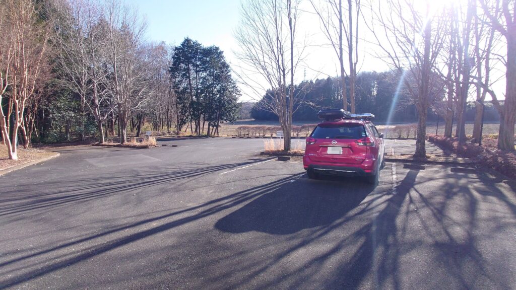 井頭温泉チャットパレスソロキャンプエリアも寄り駐車場