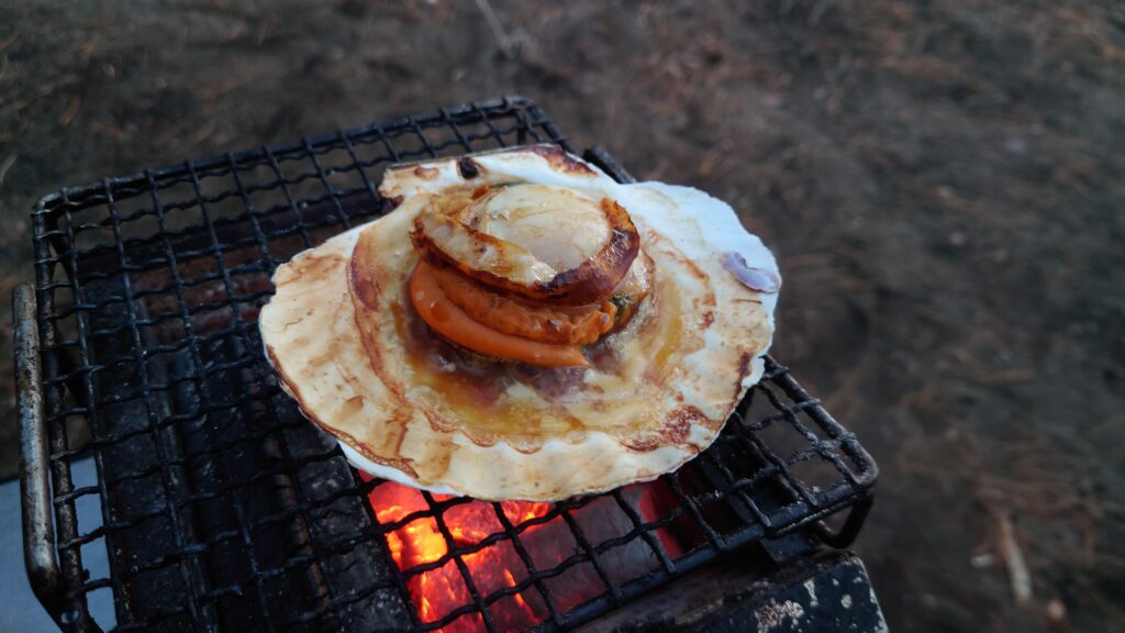 ホタテのバター醤油焼き