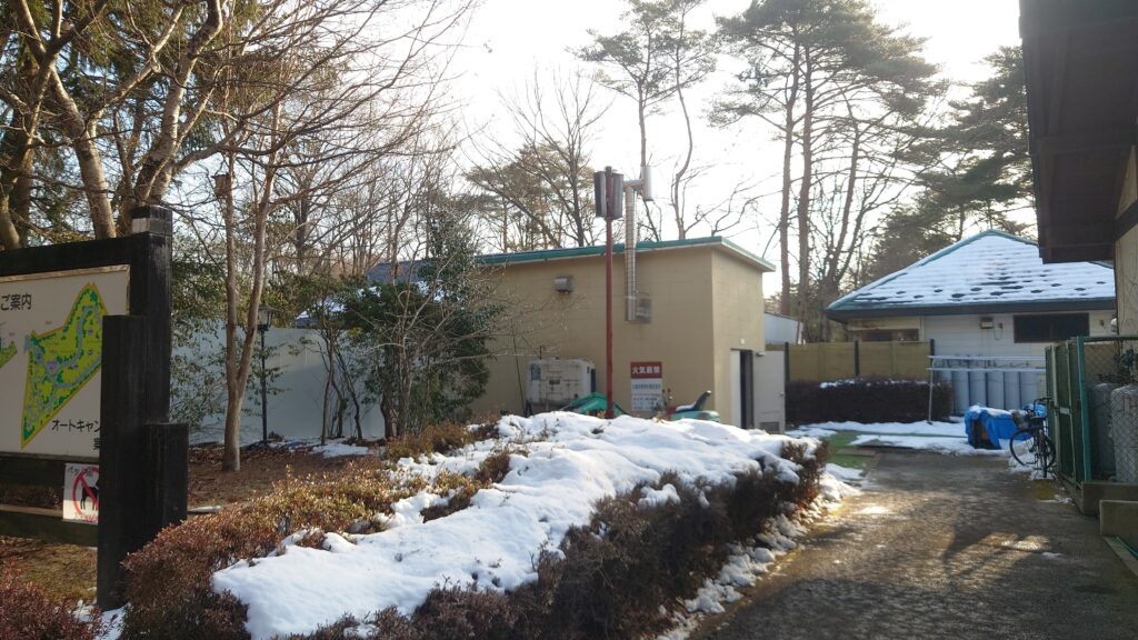 旧クアルームとボイラー室