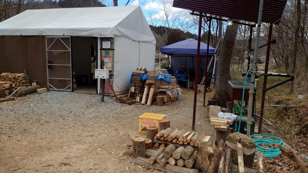 栃木の森キャンプ場受付