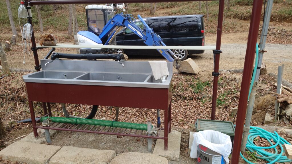 栃木の森キャンプ場水場