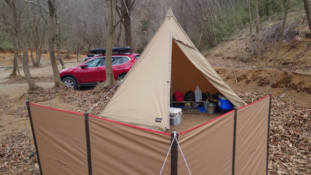 陣幕miniとタッソTC六角形スタイル