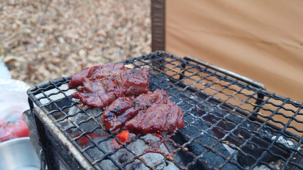 牛ハラミ炭火焼き