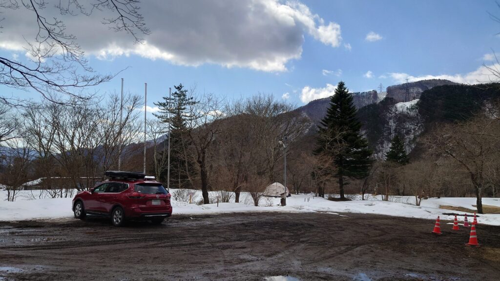 ちばむらオートキャンパーズリゾート駐車場