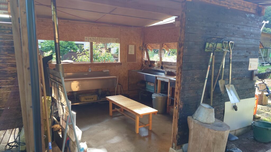 しもはじ埴輪キャンプ場炊事場