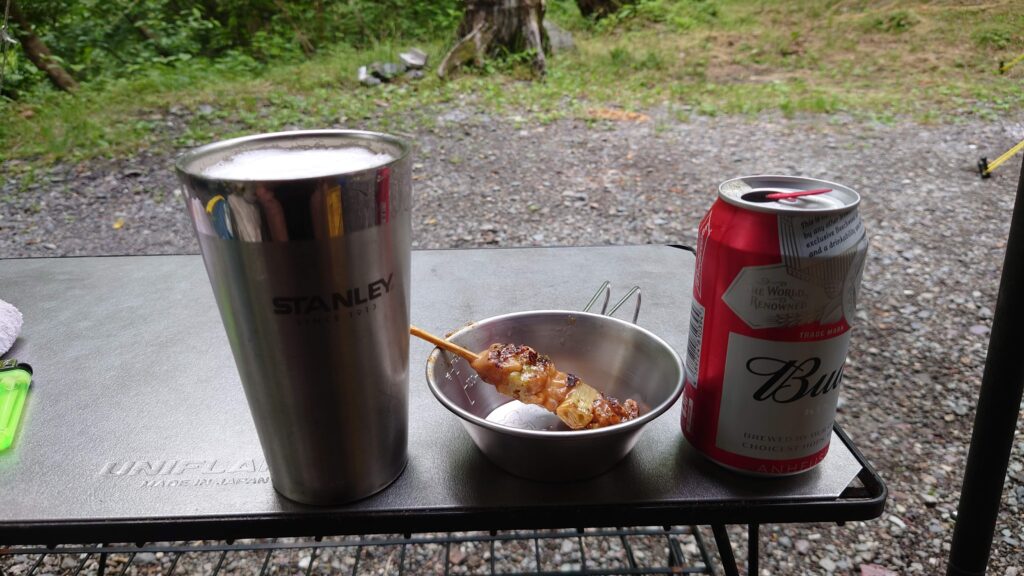 バドワイザーで乾杯