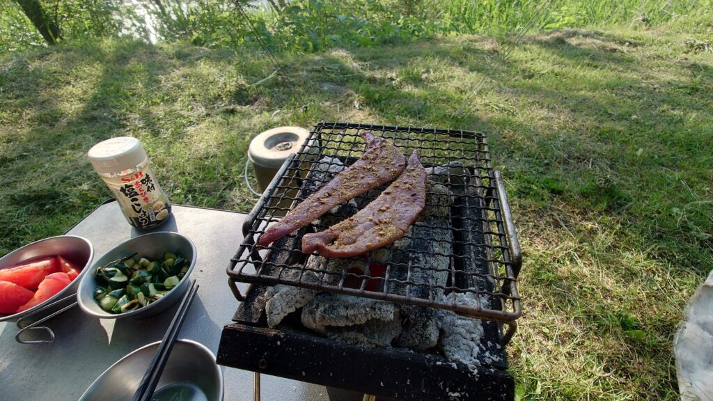 ユニセラminiで焼いたレバー