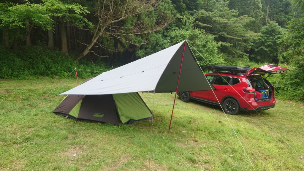 男前タープとツーリングドームST