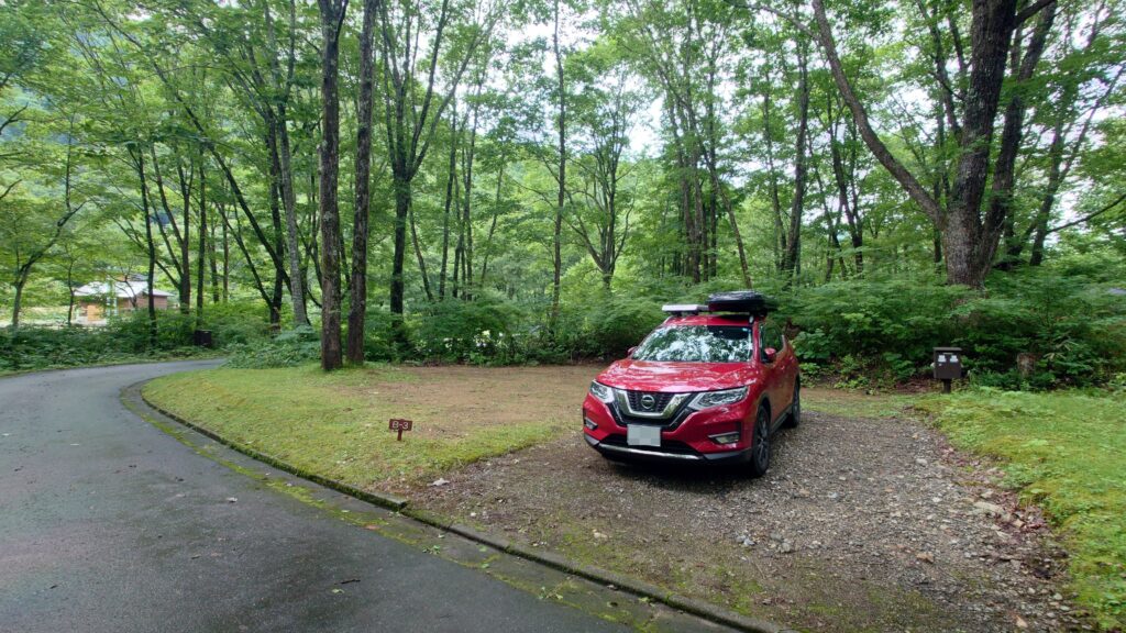 せせらぎオートキャンプ場RedBeanB-3サイト