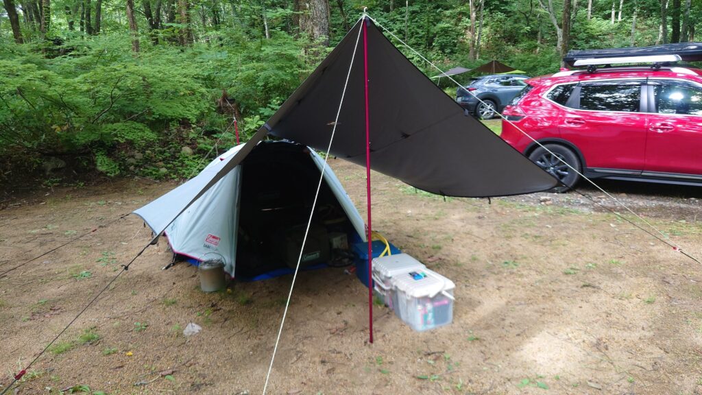 遮光性の高いColemanツーリングドームAIR/ST+