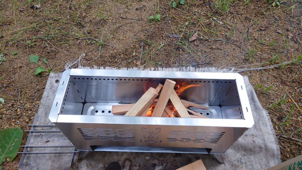 DODすけもえファイヤー着火直後