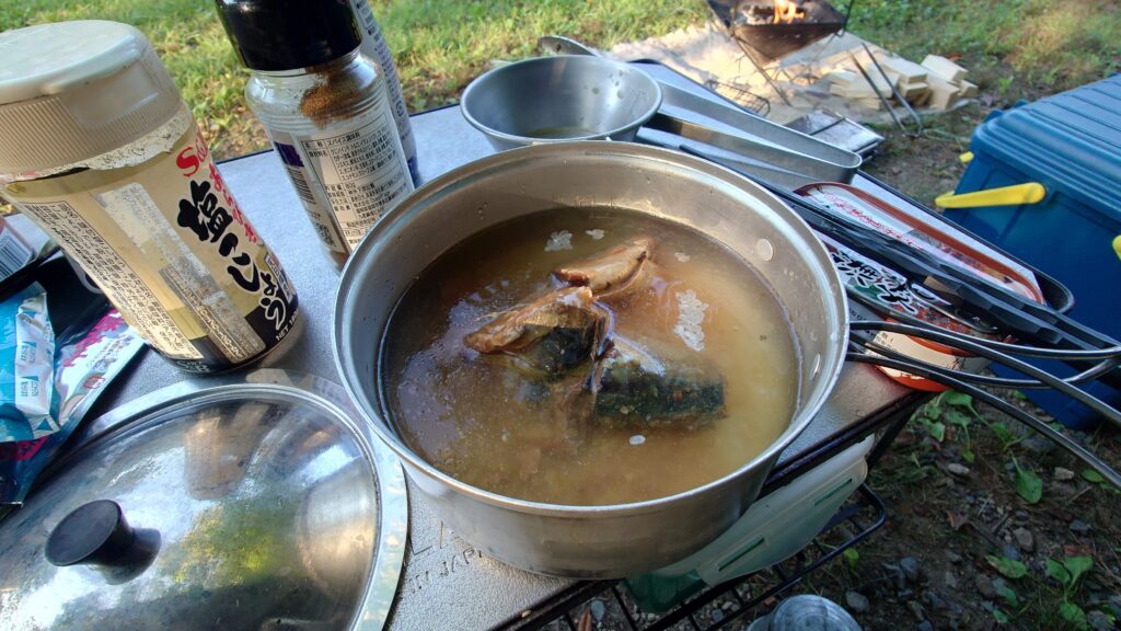 鯖の缶詰を投入したお米