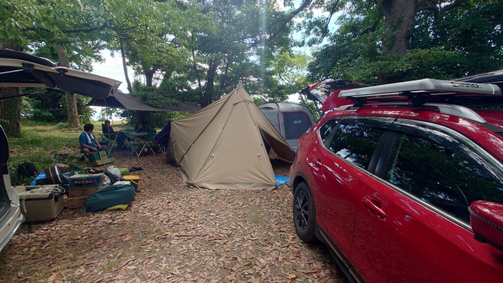 勝尾崎キャンプ場林間サイト