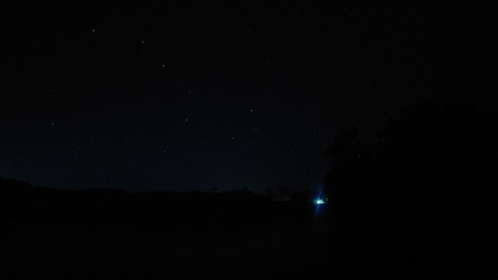 勝尾崎キャンプ場北斗七星