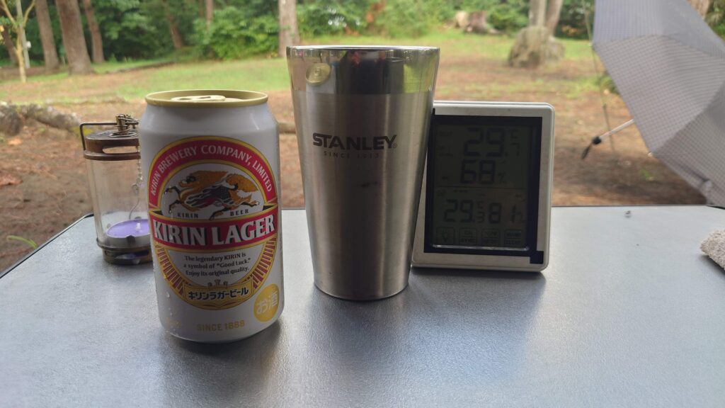 キリンラガービールで乾杯