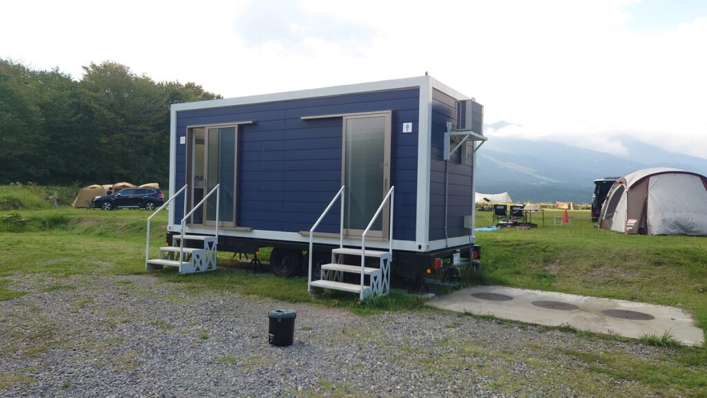 やすらぎの森オートキャンプ場フリーサイトトイレ