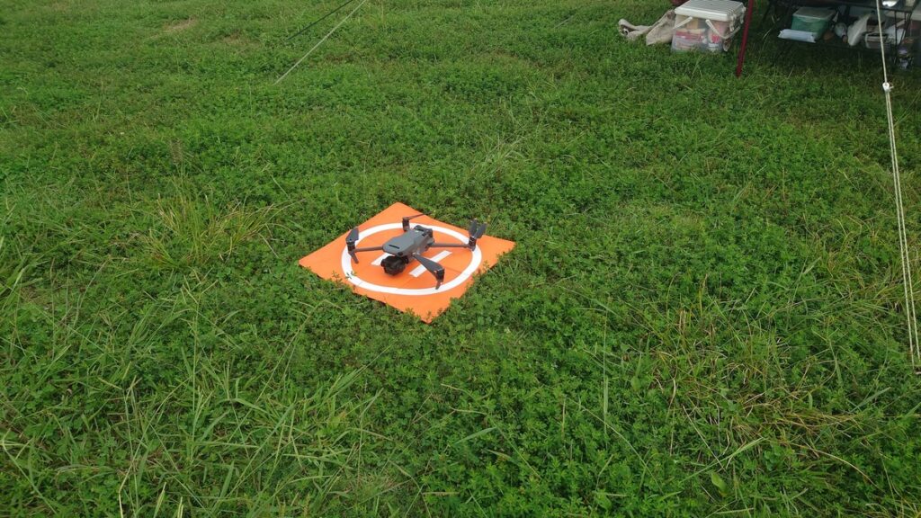 ランディングパッド上のMavic3Pro