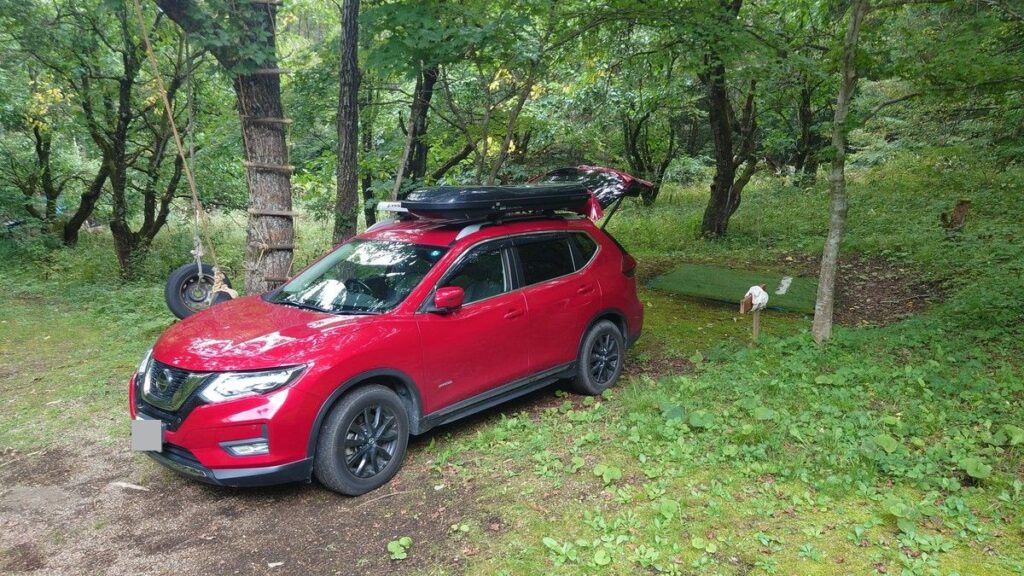 花咲く森のキャンプ村ソロサイト