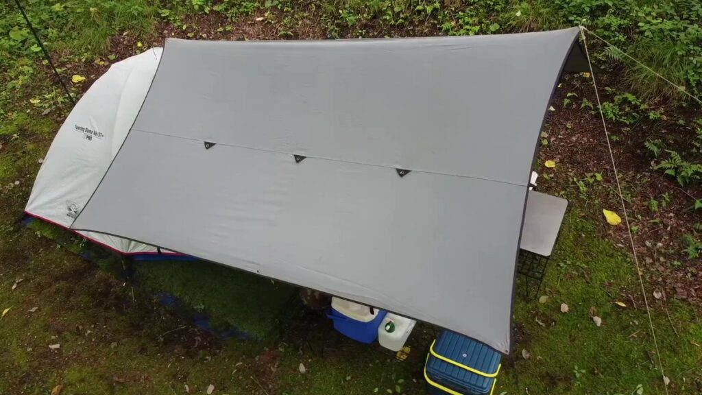 花咲森のキャンプ場ソロエリアMAVICmini空撮