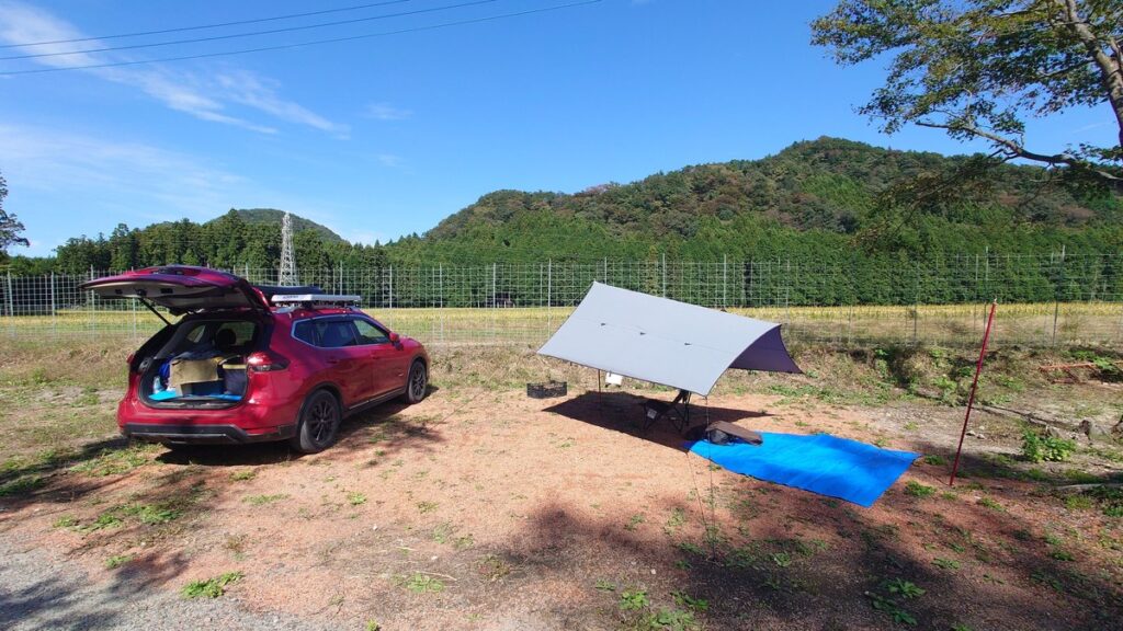 WILD CAMP MITIYABARA ワイルドリーサイトの隣の区画?