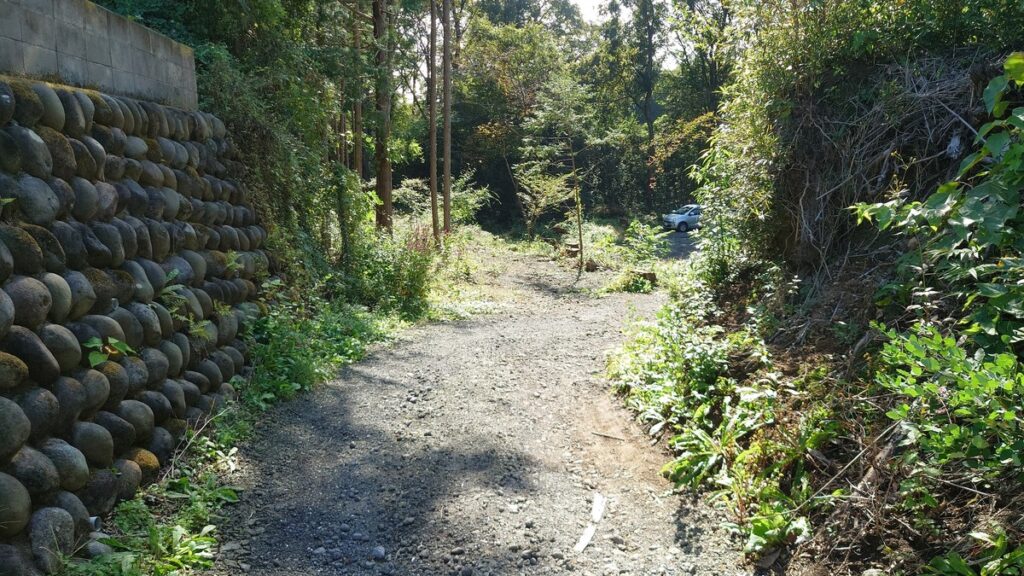 WILD CAMP MICHIYABARA リバーサイトへと続く道