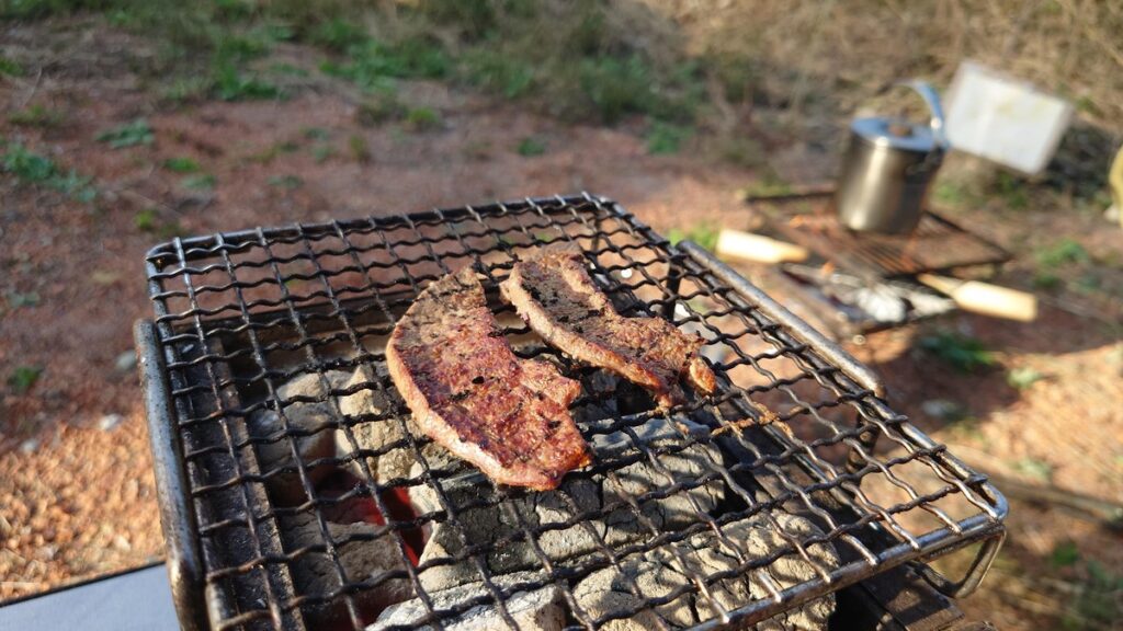 レバー炭火焼き