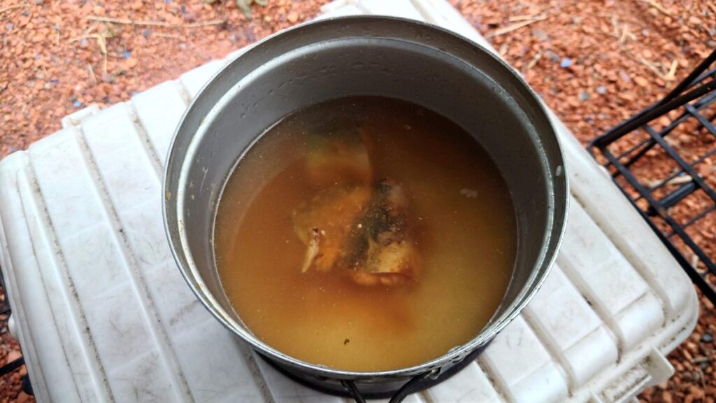 鯖の生姜焼きを投入したお米