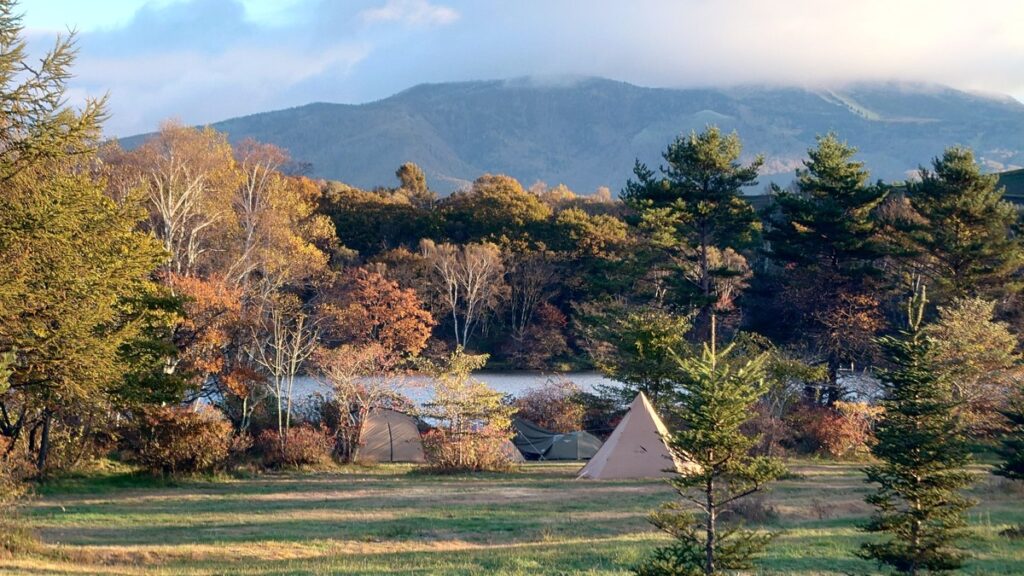 バラギ高原キャンプ場のテント