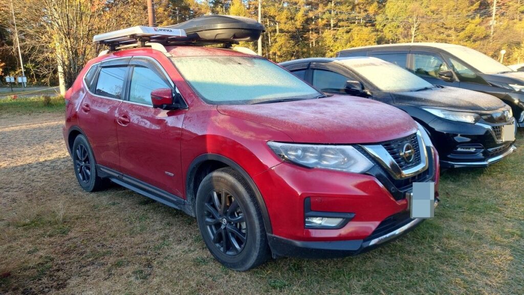 霜が降りた愛車