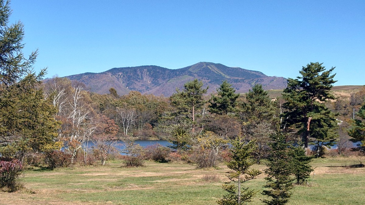 バラギ高原キャンプ場から見たバラギ湖