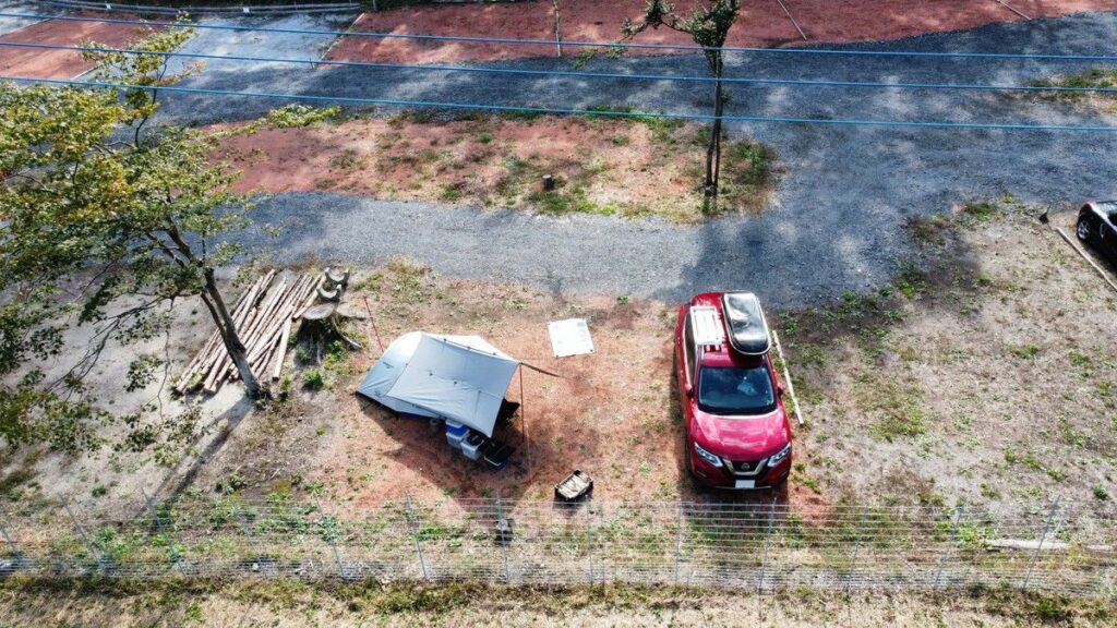 WILD CAMP MITIYABARA 外側からの俯瞰