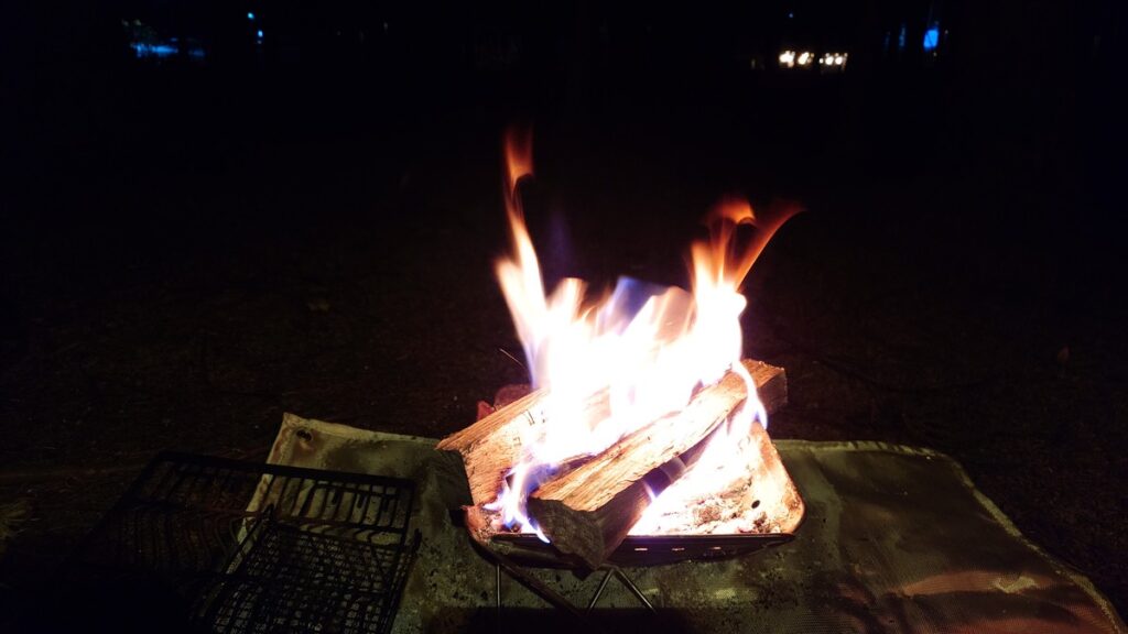 Mauka Resort AZMY で焚火三昧