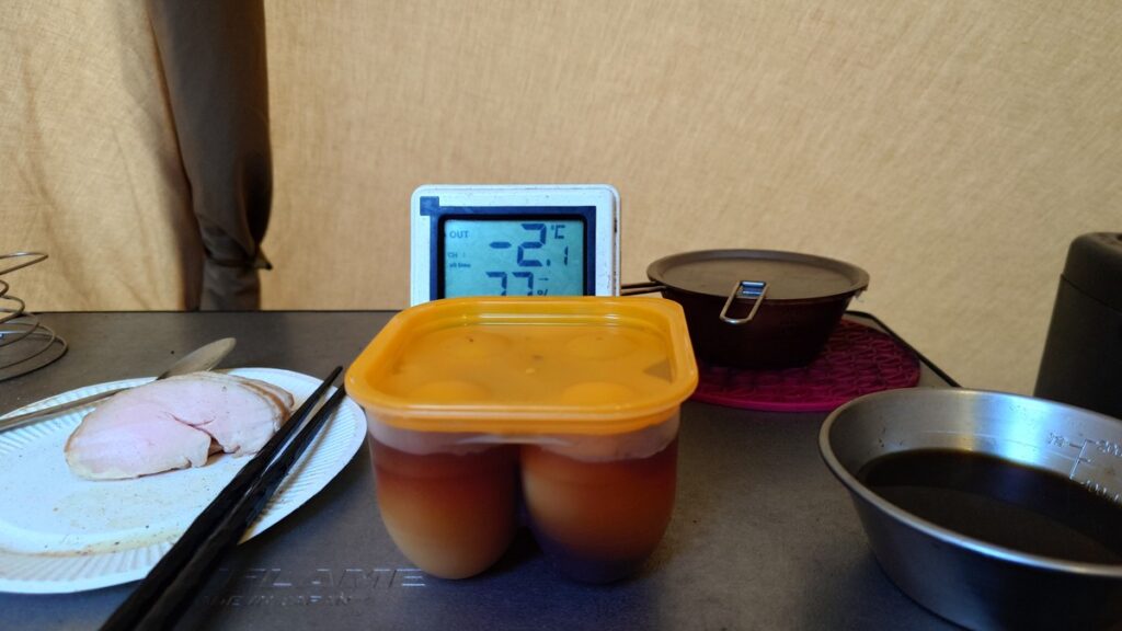 百均の味付け卵器