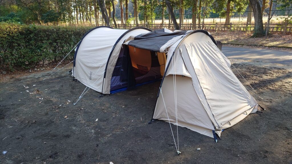 那須野が原公園オートキャンプ場オートサイトのソロカマTC