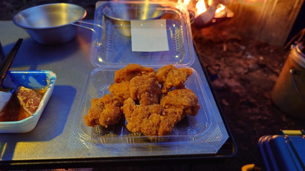 惣菜コーナーの唐揚げ