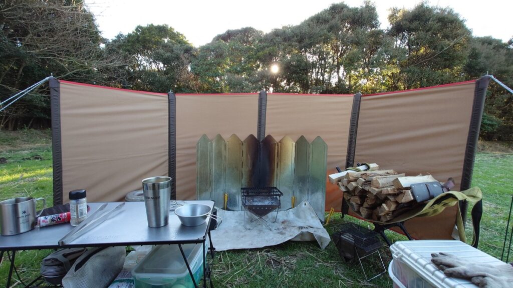 陣幕miniの内側の陣地