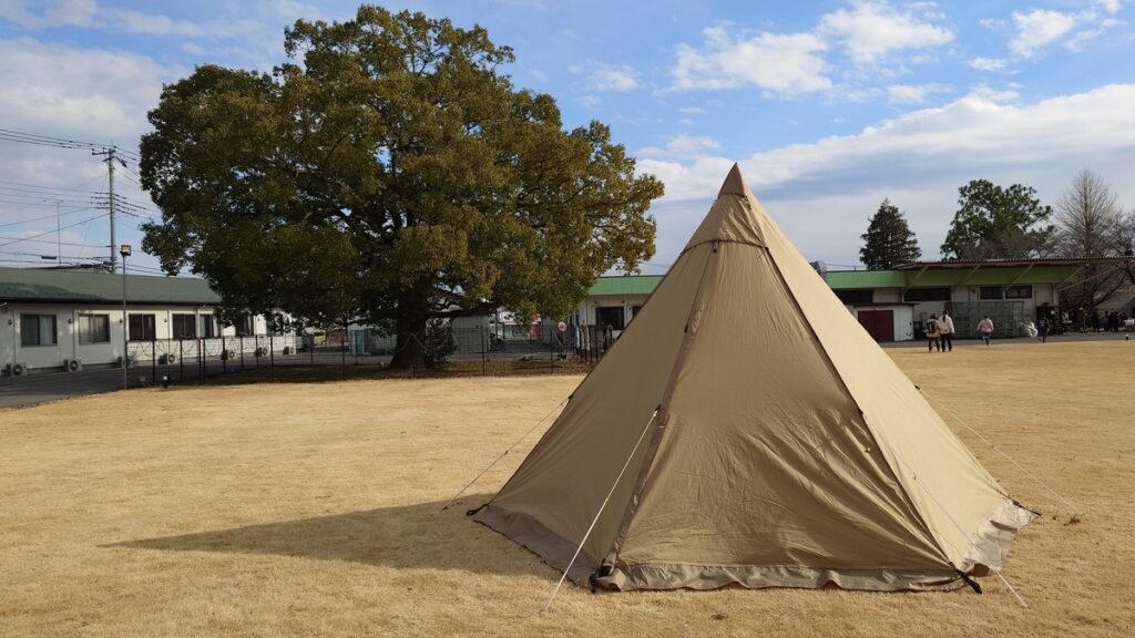 くすのきキャンプ場くすのきとテント