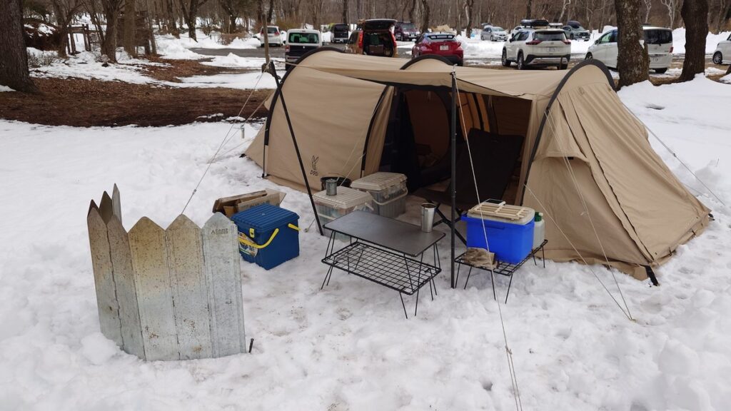 焚火スクリーンとソロカマTC