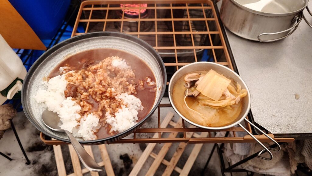 ちばむらオートキャンパーズリゾート二日目朝食