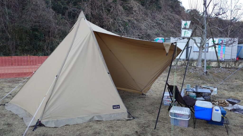 tassoTC前部にリビングエリア展開