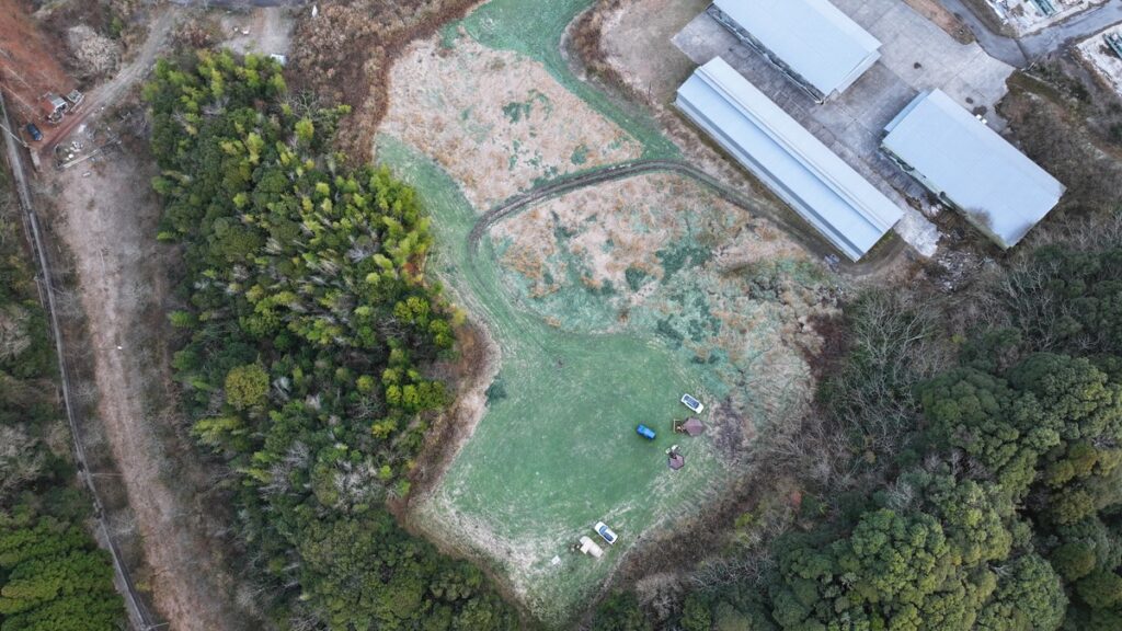 御宿ドローンキャンプＡサイト上空から
