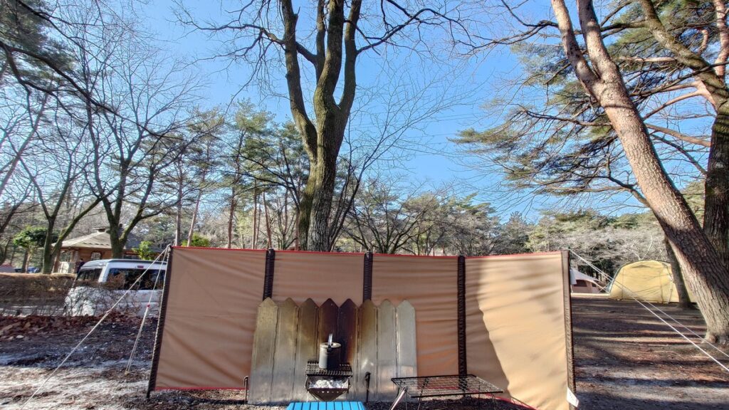 陣幕と焚火台
