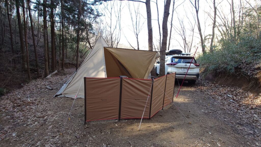 陣幕mini全面に展開