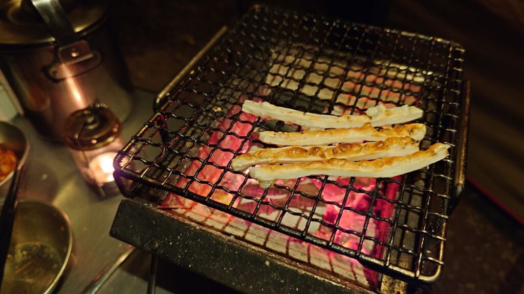 チータラの炭火あぶり